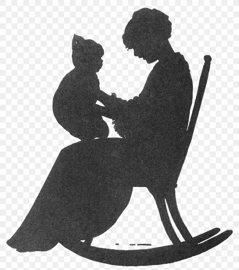 Silhouette Child Photography Grandmother, PNG, 1415x1600px, Silhouette, Black, Black And White, Child, Family Download Free
