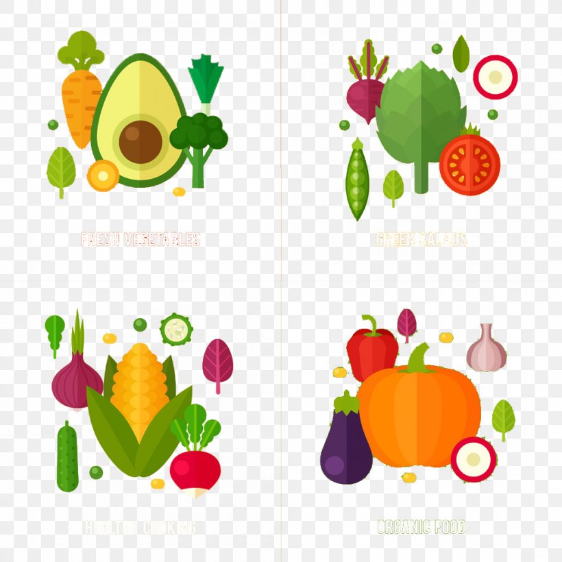 Flat Design Vegetable Eggplant Tomato, PNG, 1000x1000px, Flat Design, Auglis, Carrot, Eggplant, Floral Design Download Free