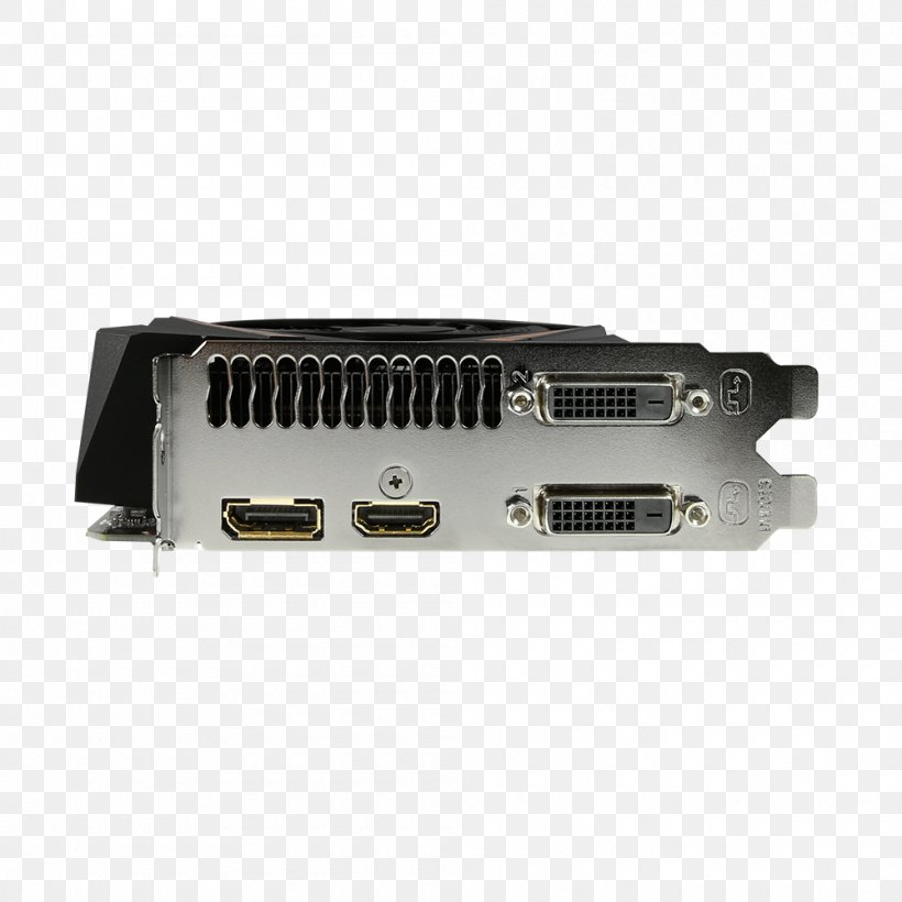 Graphics Cards & Video Adapters NVIDIA GeForce GTX 1060 Gigabyte Technology GDDR5 SDRAM 英伟达精视GTX, PNG, 1000x1000px, Graphics Cards Video Adapters, Adapter, Cable, Computer Component, Digital Visual Interface Download Free