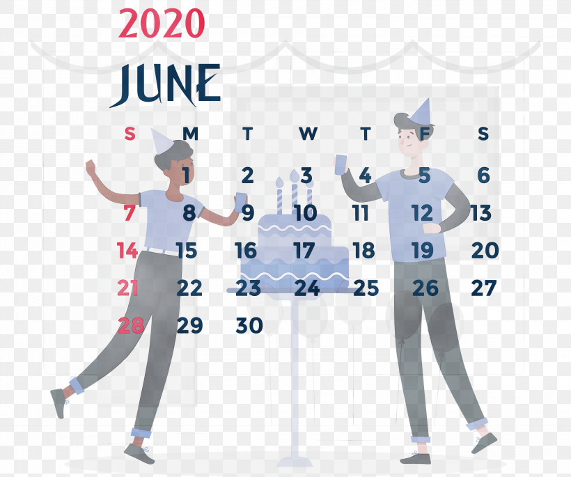 Birthday Cake, PNG, 3000x2508px, 2020 Calendar, June 2020 Printable Calendar, Birthday, Birthday Cake, Cake Download Free