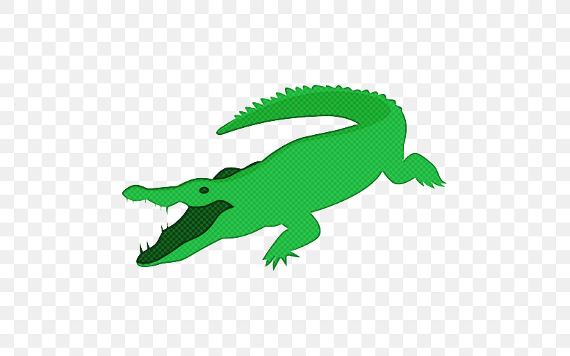 Crocodilia Crocodile Alligator Reptile Green, PNG, 512x512px, Crocodilia, Alligator, American Crocodile, Animal Figure, Crocodile Download Free