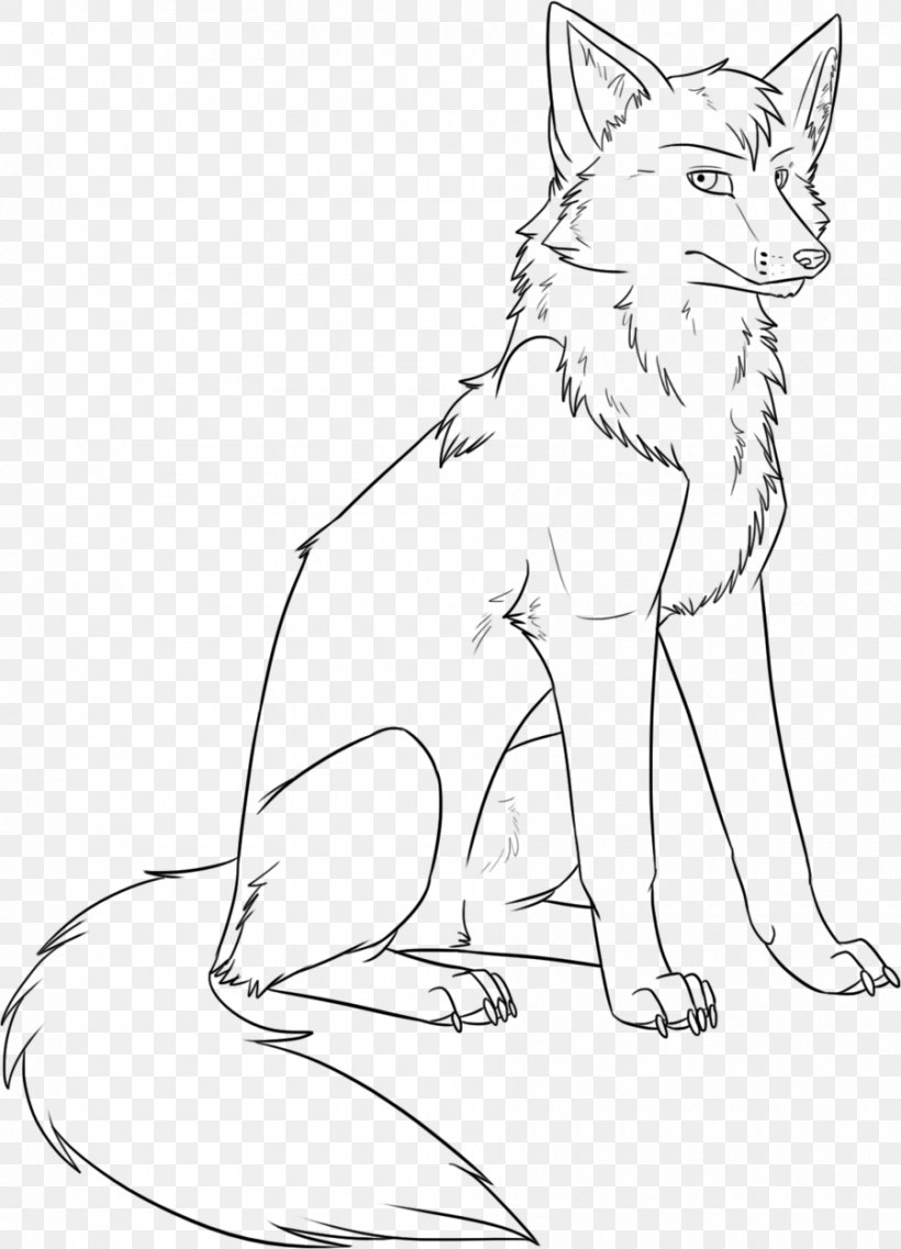 Line Art Red Fox Drawing, PNG, 900x1249px, Line Art, Artwork, Black And White, Carnivoran, Cat Download Free
