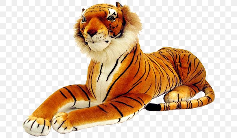 Tiger Cat Stuffed Animals & Cuddly Toys Terrestrial Animal Wildlife, PNG, 670x480px, Tiger, Animal, Big Cat, Big Cats, Carnivoran Download Free