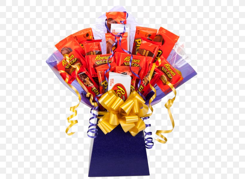 Food Gift Baskets Reese's Peanut Butter Cups Reese's Pieces Reese's Sticks, PNG, 600x598px, Food Gift Baskets, Cadbury, Candy, Chocolate, Ferrero Rocher Download Free