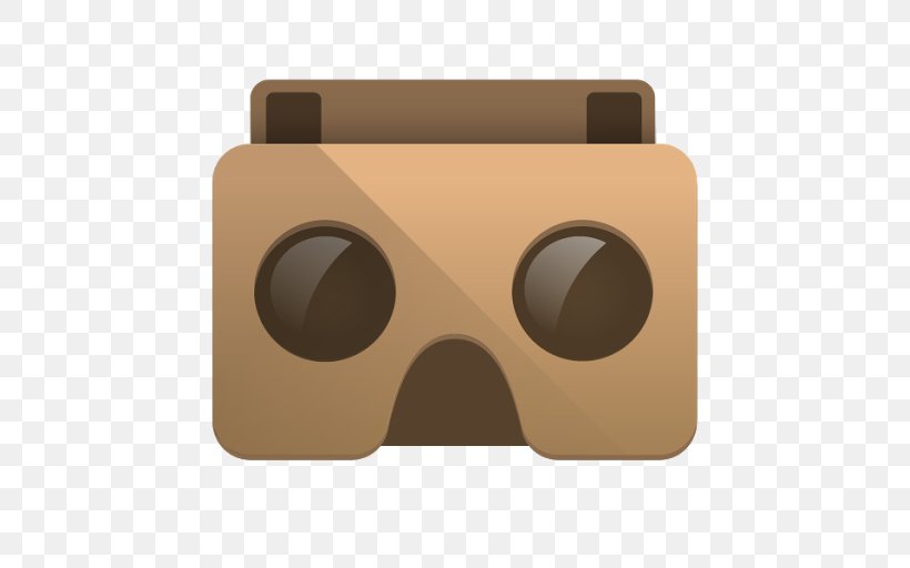 Oculus Rift Google Cardboard Virtual Reality Headset Samsung Gear VR, PNG, 512x512px, Oculus Rift, Android, Brown, Cardboard, Google Download Free