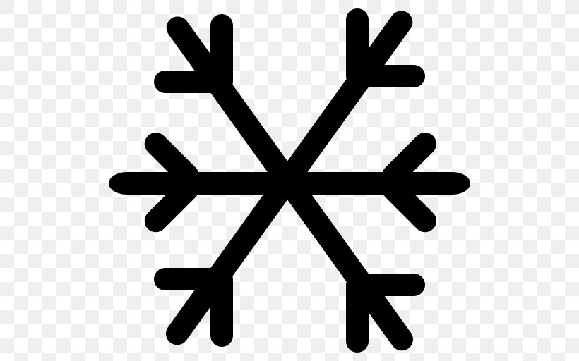 Snowflake Clip Art, PNG, 512x512px, Snowflake, Black And White, Royaltyfree, Symbol, Text Download Free