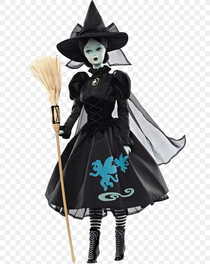 Wicked Witch Of The West Glinda The Wizard Of Oz Wicked Witch Of The East Ken, PNG, 635x1033px, Wicked Witch Of The West, Action Figure, Barbie, Celebrity Doll, Costume Download Free