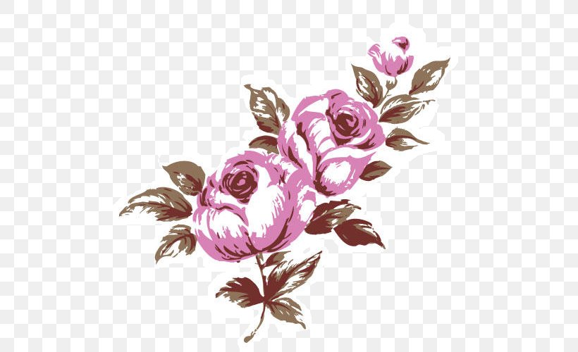 Vector Graphics Clip Art Illustration Design Line Art, PNG, 500x500px, Line Art, Abziehtattoo, Cut Flowers, Drawing, Floral Design Download Free
