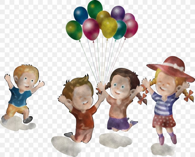 Baby Toys, PNG, 3000x2415px, Balloon, Baby Toys, Child, Figurine, Party Supply Download Free