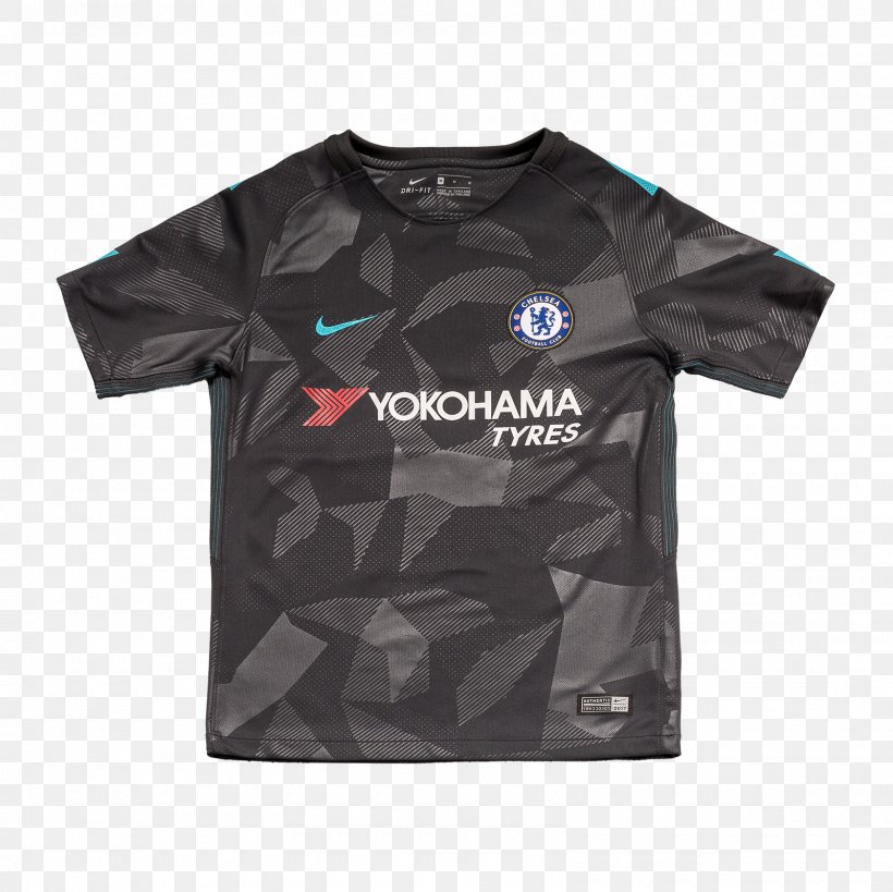 Chelsea F.C. T-shirt Premier League UEFA Champions League, PNG, 1600x1600px, Chelsea Fc, Active Shirt, Black, Brand, Clothing Download Free