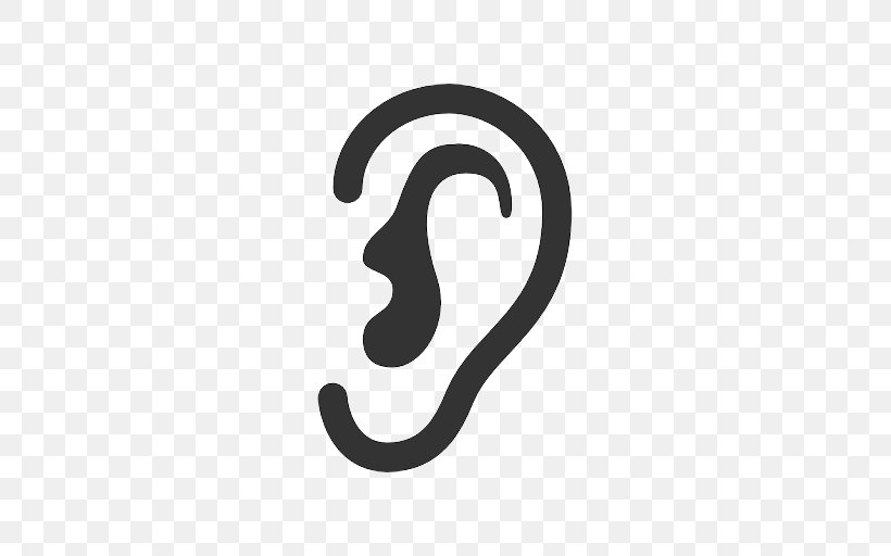 Hearing Aid Symbol, PNG, 512x512px, Ear, Audiology, Auditory System, Black And White, Brand Download Free