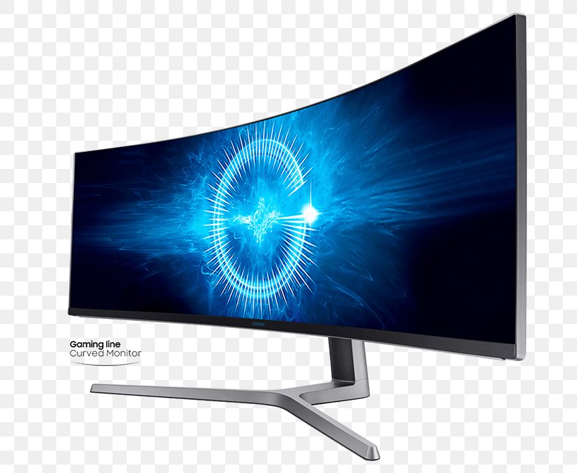 LED-backlit LCD Computer Monitors Samsung CHG90 Quantum Dot Display, PNG, 720x672px, Ledbacklit Lcd, Computer Monitor, Computer Monitor Accessory, Computer Monitors, Desktop Computer Download Free