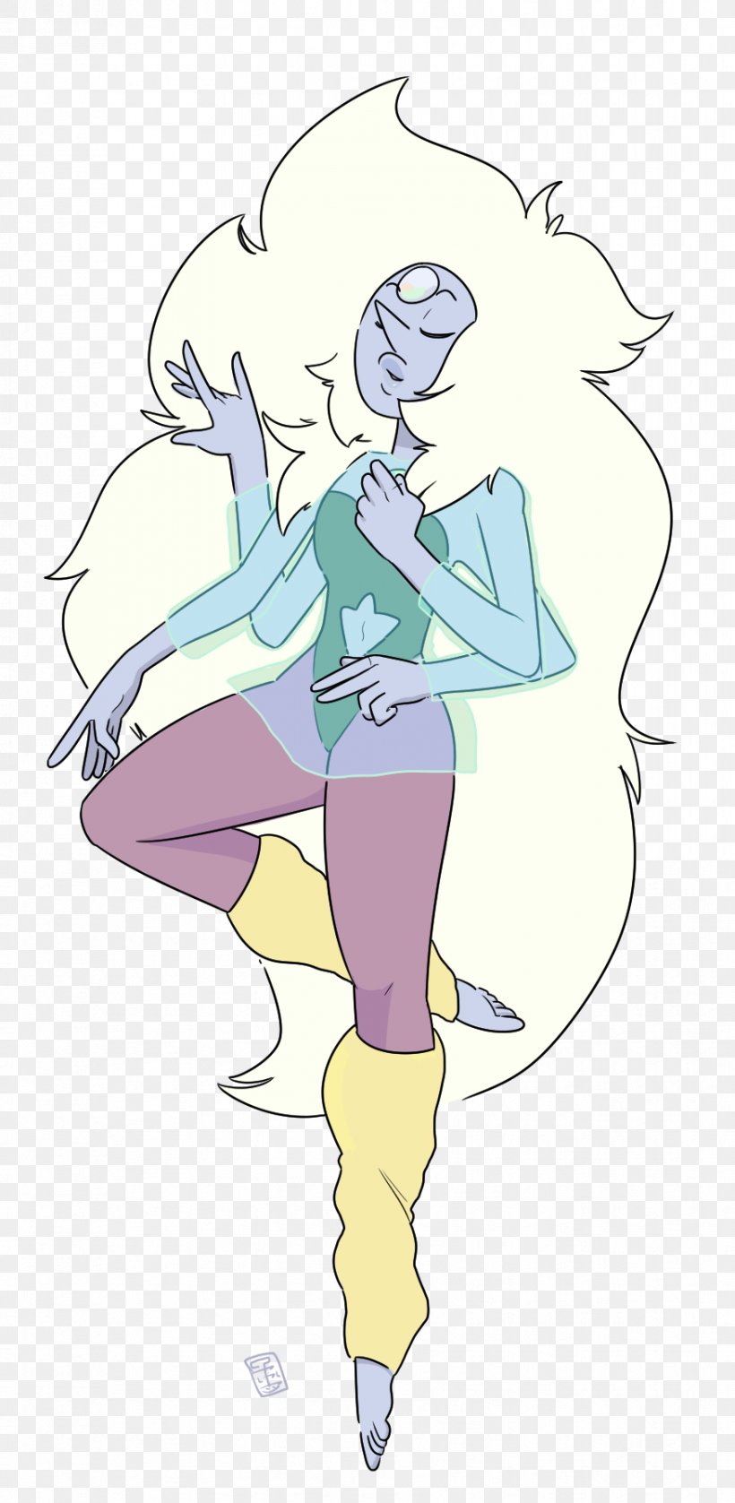 Steven Universe Gemstone Opal Crystal Quartz, PNG, 877x1794px, Watercolor, Cartoon, Flower, Frame, Heart Download Free