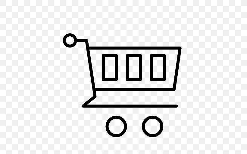 Shopping Cart, PNG, 512x512px, Shopping Cart, Area, Black And White, Brand, Iconuniversal Download Free