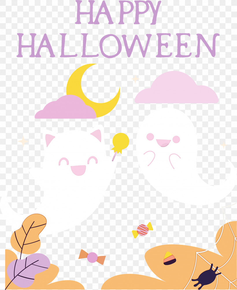 Lavender, PNG, 2452x3000px, Happy Halloween, Cartoon, Flower, Lavender, Line Download Free