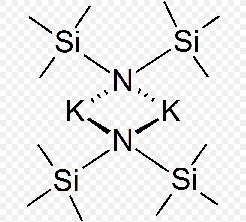 Potassium Bis(trimethylsilyl)amide Sodium Bis(trimethylsilyl)amide Bis(trimethylsilyl)amine Lithium Bis(trimethylsilyl)amide, PNG, 650x742px, Trimethylsilyl, Amide, Area, Black, Black And White Download Free