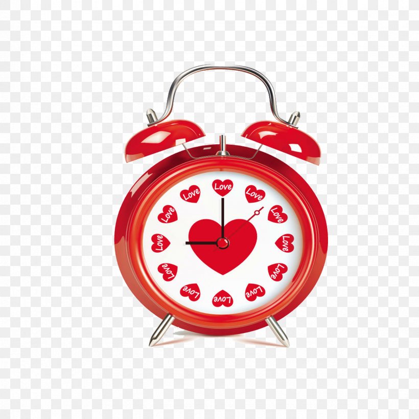 Alarm Clock Heart Clip Art, PNG, 2362x2362px, Alarm Clock, Clock, Digital Clock, Heart, Home Accessories Download Free