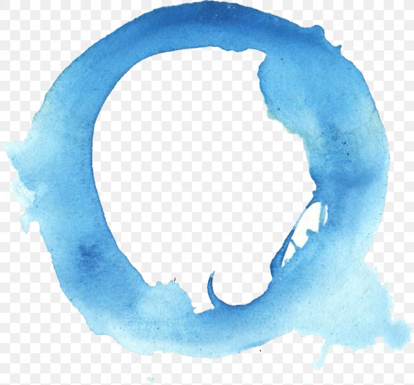 Blue Watercolor Painting Circle, PNG, 844x786px, Blue, Azure, Cloud, Color, Crayon Download Free