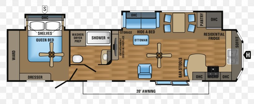 Campervans Floor Plan Winnebago Industries Caravan Park Model, PNG, 1800x738px, Campervans, Area, Bungalow, Caravan, Elevation Download Free