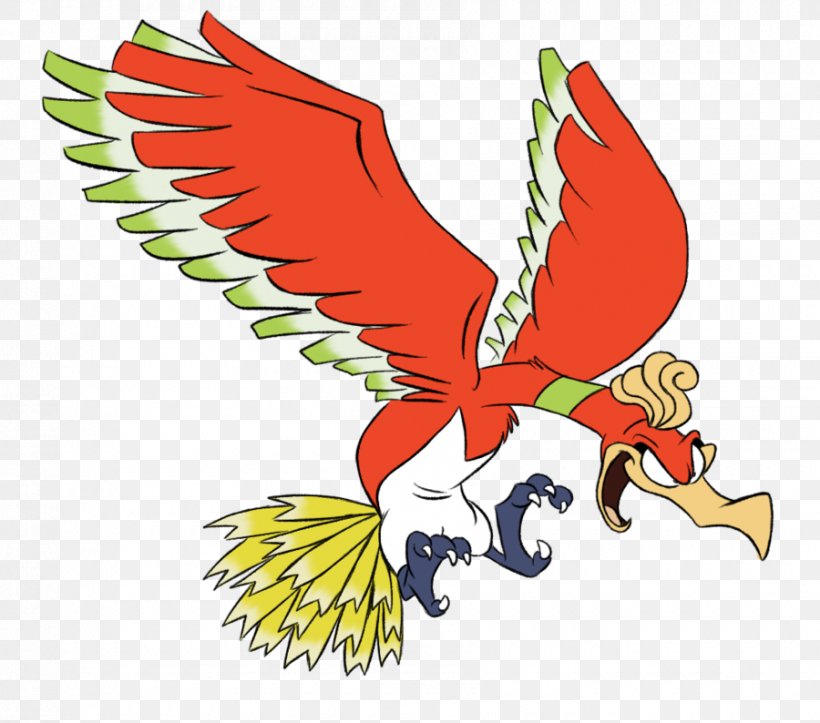 Ho-Oh Pokémon Gold And Silver Ash Ketchum Lugia, PNG, 900x794px, Hooh, Art, Ash Ketchum, Beak, Bird Download Free