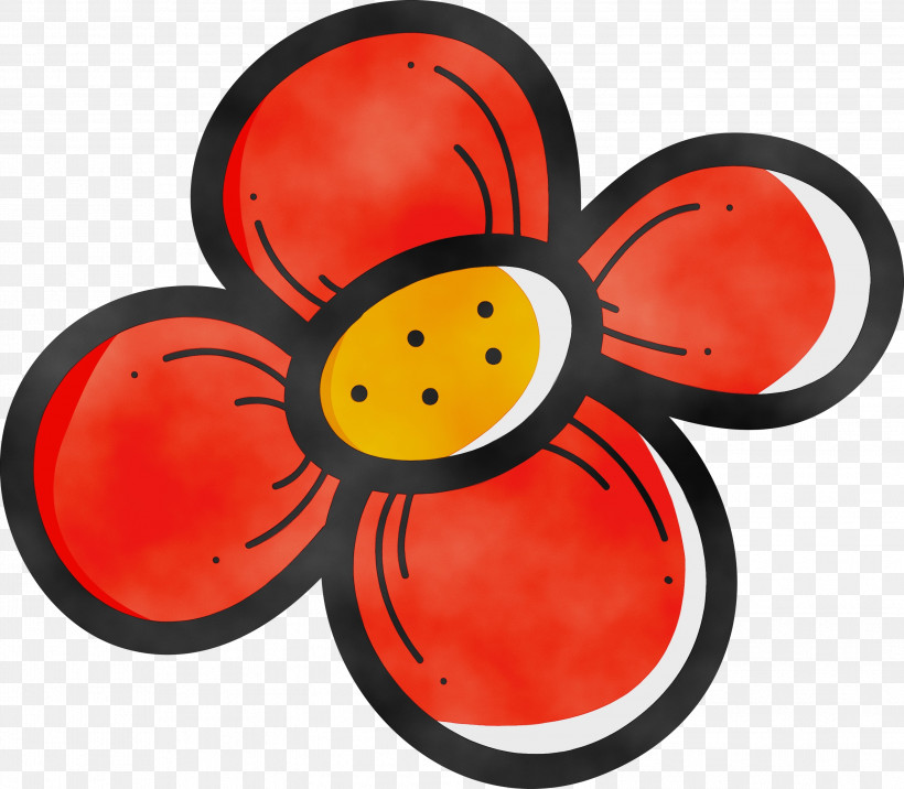 Red Coquelicot Button, PNG, 2999x2619px, Flower, Button, Coquelicot, Paint, Red Download Free