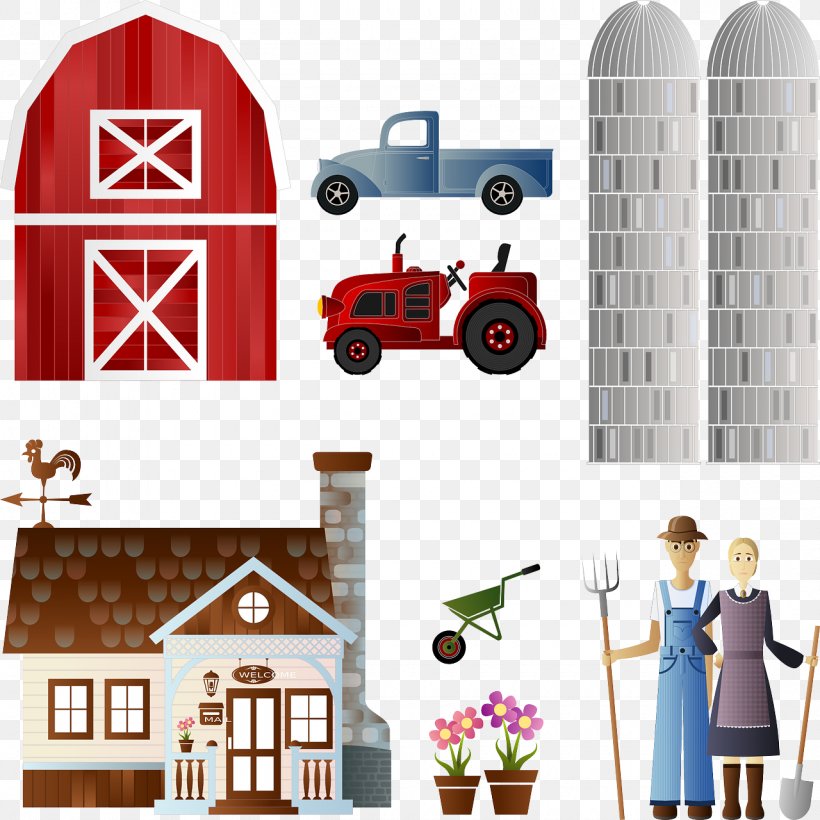 Silo Cattle Small Farm Tractor, PNG, 1280x1280px, Silo, Agriculture, Barn, Cattle, Farm Download Free