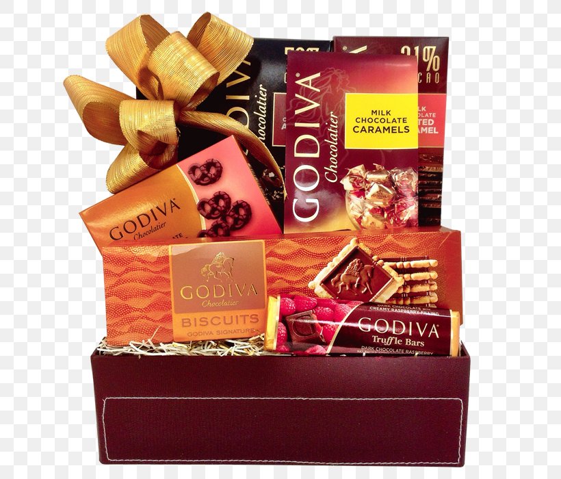 Food Gift Baskets Godiva Chocolatier Elegant Gift Basket, PNG, 700x700px, Food Gift Baskets, Basket, Box, Chocolate, Chocolate Bar Download Free