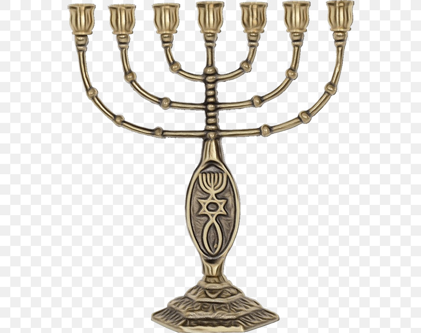 Hanukkah, PNG, 650x650px, Watercolor, Brass, Candle Holder, Glass, Hanukkah Download Free