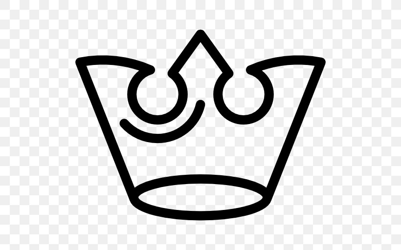 Icon Design, PNG, 512x512px, Icon Design, Area, Black And White, Crown, Line Art Download Free