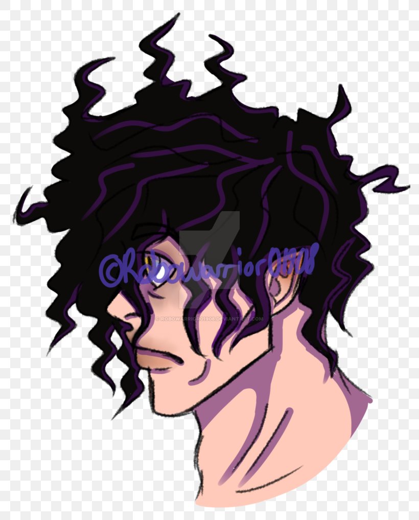 Illustration Clip Art Character Purple Fiction, PNG, 786x1017px, Character, Art, Black Hair, Cartoon, Ear Download Free