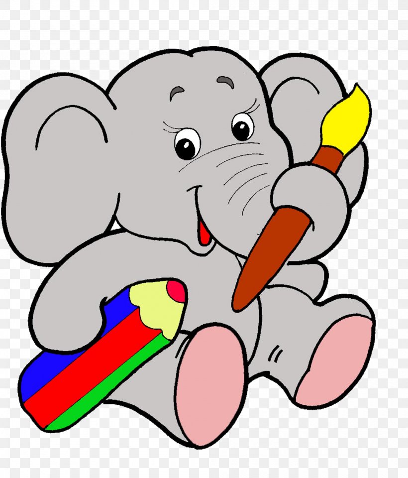Coloring Book Child African Elephant Asian Elephant, PNG, 2000x2343px, Watercolor, Cartoon, Flower, Frame, Heart Download Free