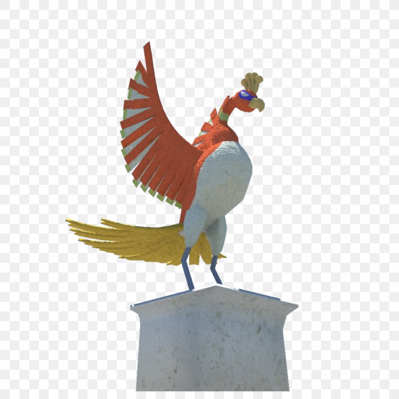 Rooster 3D Modeling 3D Computer Graphics Sprite Ho-Oh, PNG, 1024x1024px, 3d Computer Graphics, 3d Modeling, 4 October, Rooster, Beak Download Free