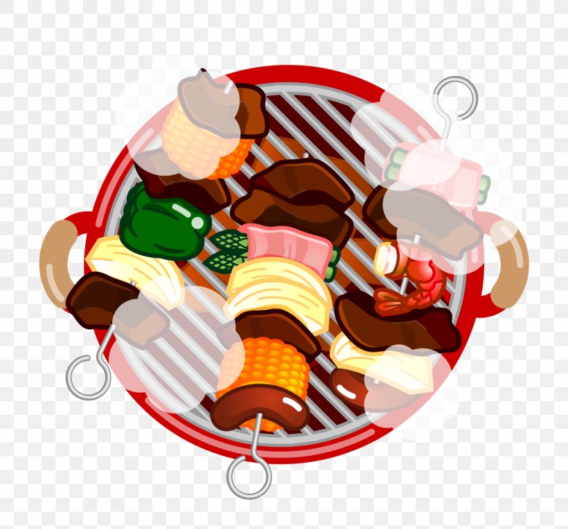 Barbecue Food Yakiniku Cuisine, PNG, 1013x946px, Barbecue, Baking, Christmas Ornament, Cuisine, Dessert Download Free