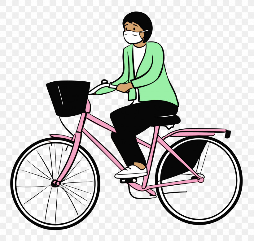 Bicycle Bicycle Wheel Road Bike Bicycle Frame Hybrid Bike, PNG, 2500x2375px, Woman, Bicycle, Bicycle Frame, Bicycle Saddle, Bicycle Wheel Download Free