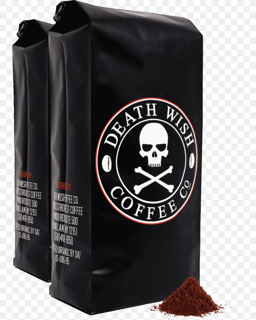 Death Wish Coffee Cafe Chocolate-covered Coffee Bean Caffeine, PNG, 752x1024px, Coffee, Arabica Coffee, Barista, Brand, Cafe Download Free