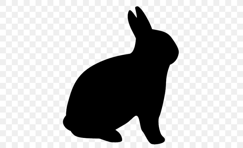 Hare Domestic Rabbit Chinchilla Clip Art, PNG, 500x500px, Hare, Black, Black And White, Carnivoran, Chinchilla Download Free
