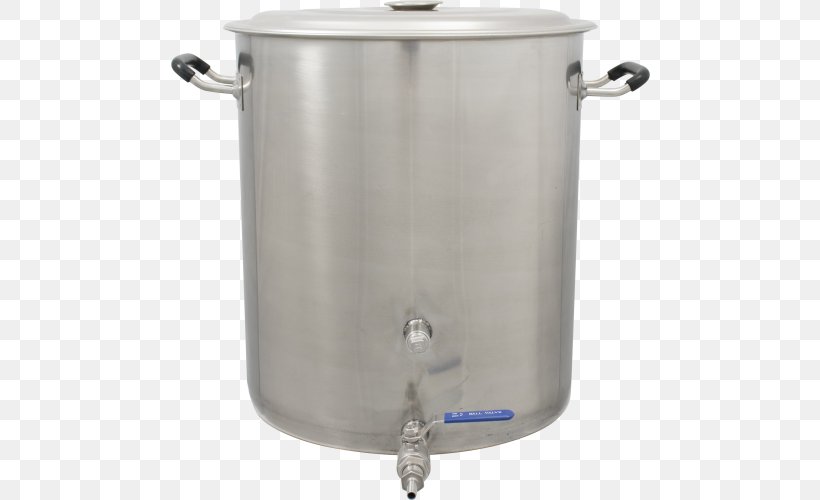 Kettle Beer Brewing Grains & Malts Stainless Steel Home-Brewing & Winemaking Supplies, PNG, 500x500px, Kettle, Beer, Beer Brewing Grains Malts, Bottle, Cookware And Bakeware Download Free