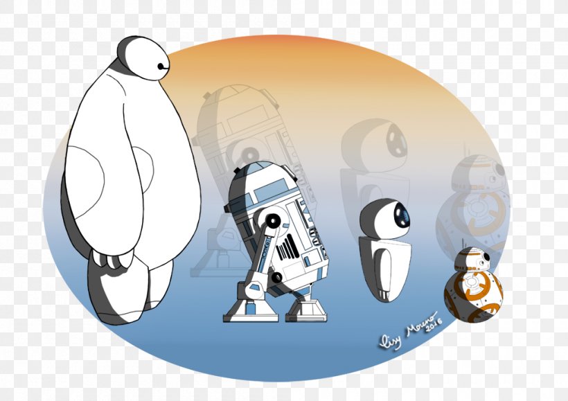 R2-D2 C-3PO BB-8 Obi-Wan Kenobi Baymax, PNG, 1000x707px, Obiwan Kenobi, Baymax, Big Hero 6, Bird, Cartoon Download Free