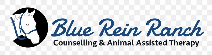 Animal-assisted Therapy Blue Rein Ranch Counselling & Animal Assisted Therapy Anxiety Psychotherapist, PNG, 3150x825px, Animalassisted Therapy, Animal, Anxiety, Blue, Brand Download Free