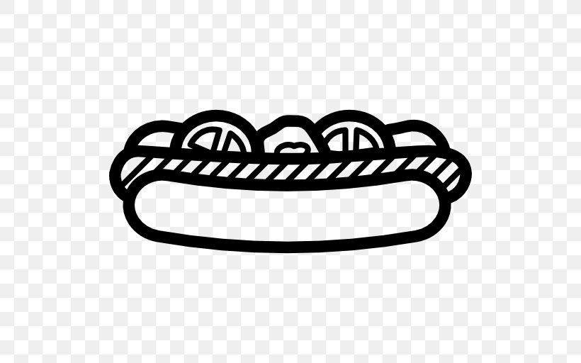 Hot Dog Junk Food Fast Food Muffin, PNG, 512x512px, Hot Dog, Auto Part, Automotive Exterior, Banana Split, Black And White Download Free