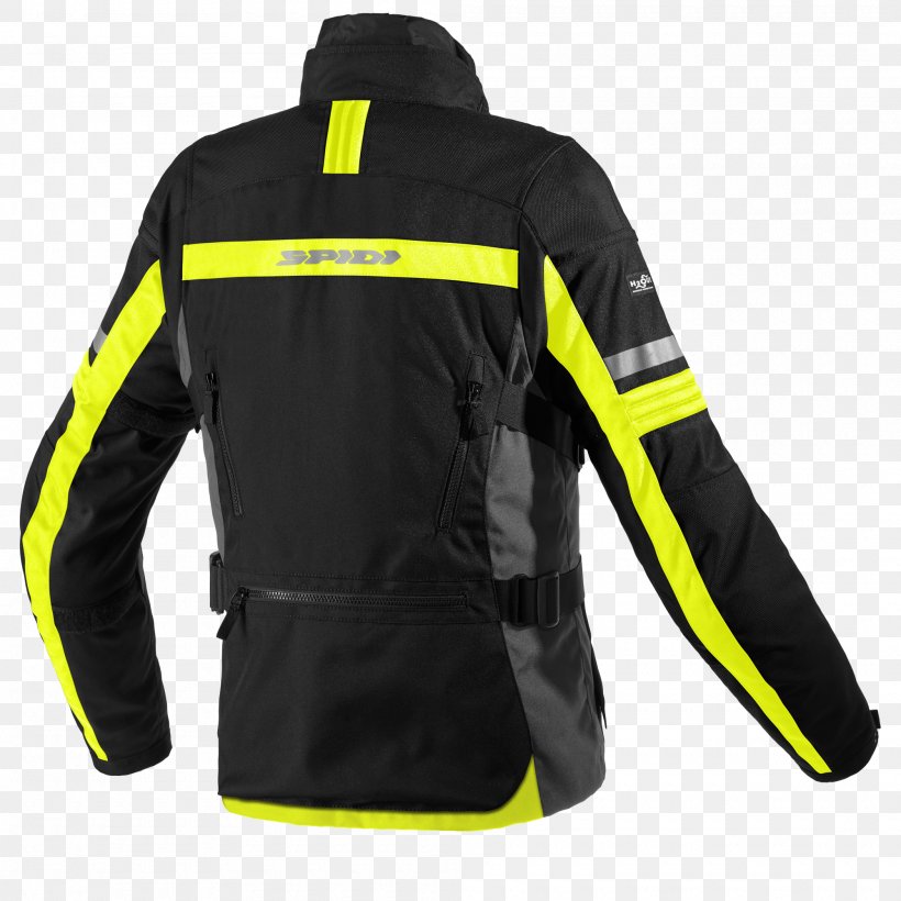 Leather Jacket Raincoat Giubbotto Spidi Modular, PNG, 2000x2000px, Jacket, Black, Blouson, Brand, Clothing Download Free