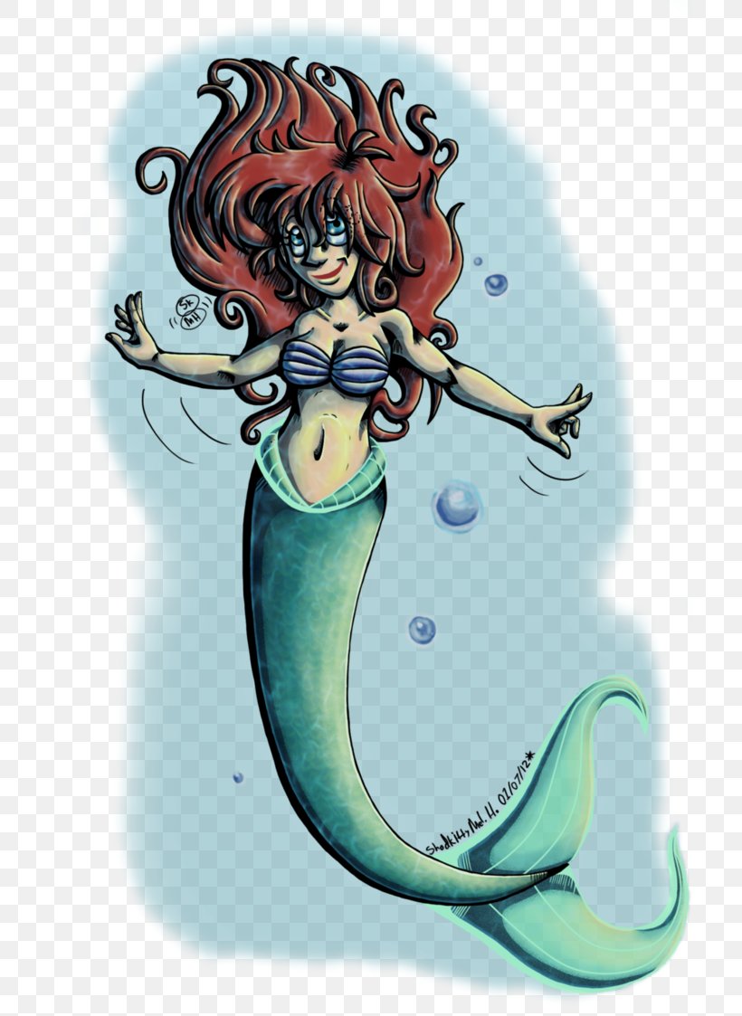 Mermaid Cartoon Organism, PNG, 712x1123px, Mermaid, Art, Cartoon, Fictional Character, Mythical Creature Download Free