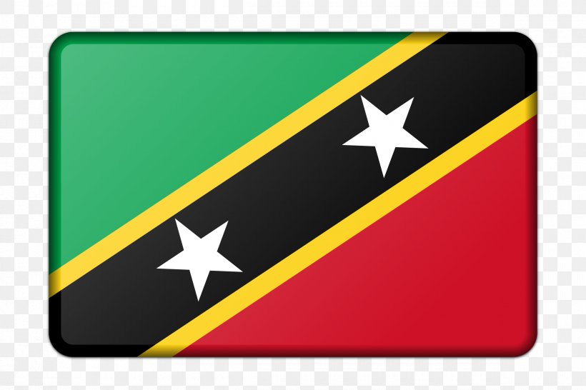 Nevis Peak Flag Of Saint Kitts And Nevis Image Vector Graphics Clip Art, PNG, 2400x1600px, Flag Of Saint Kitts And Nevis, Brand, Emblem, Flag, Island Download Free