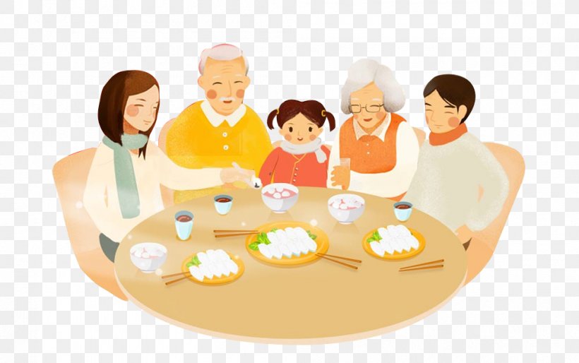 Reunion Dinner Chinese New Year Family, PNG, 1002x629px, Reunion Dinner, Child, Chinese New Year, Conversation, Dinner Download Free