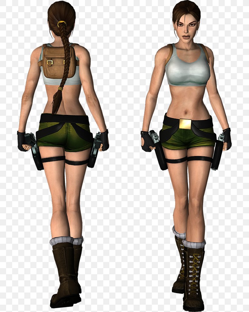 Tomb Raider III Lara Croft Tomb Raider: Anniversary, PNG, 707x1024px, Watercolor, Cartoon, Flower, Frame, Heart Download Free