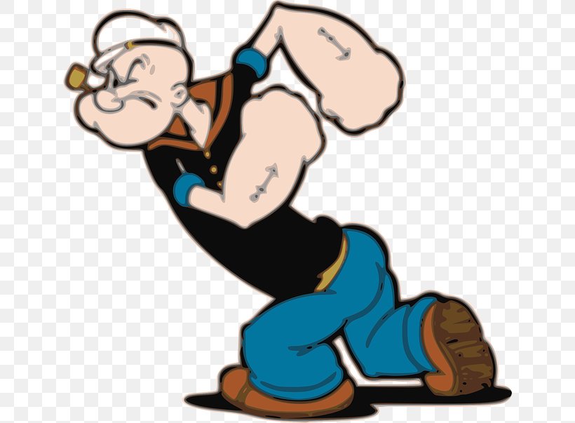 Popeye: Rush For Spinach Poopdeck Pappy Character Sailor, PNG, 640x603px, Popeye, Animated Cartoon, Animated Film, Animated Series, Arm Download Free