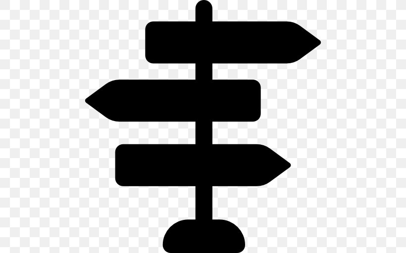 Signpost, PNG, 512x512px, Symbol, Black And White, Cross Download Free