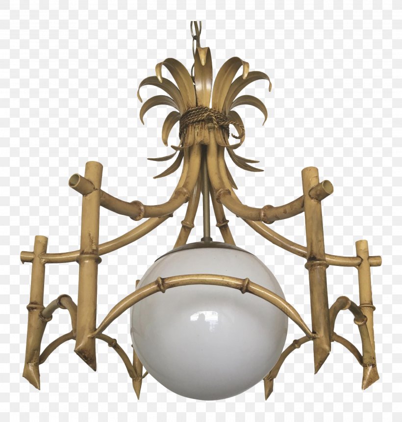 Chandelier Brass Chairish Light Fixture Yellow, PNG, 2696x2829px, Chandelier, Bamboo, Brass, Ceiling, Ceiling Fixture Download Free