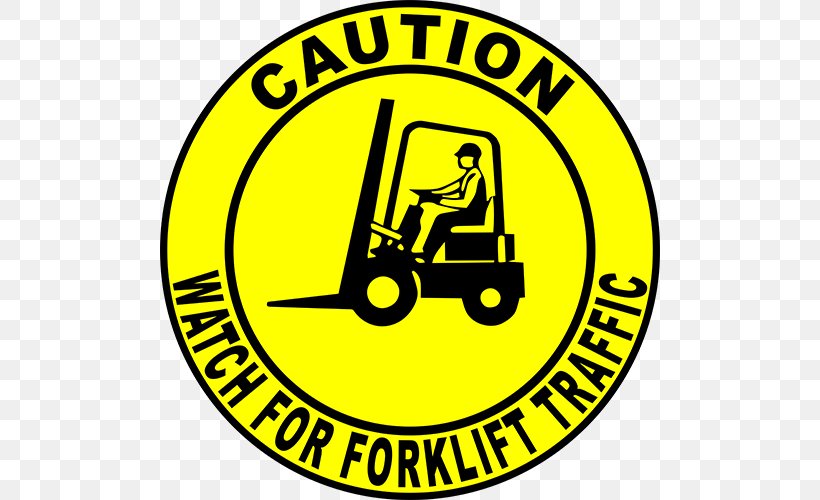Forklift Operator Warehouse Driving Logistics, PNG, 500x500px, Forklift, Area, Artwork, Black And White, Brand Download Free