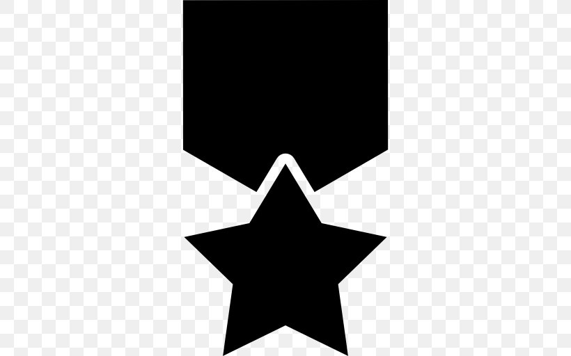 Medal Five-pointed Star Star Polygons In Art And Culture, PNG, 512x512px, Medal, Black, Black And White, Fivepointed Star, Gold Download Free